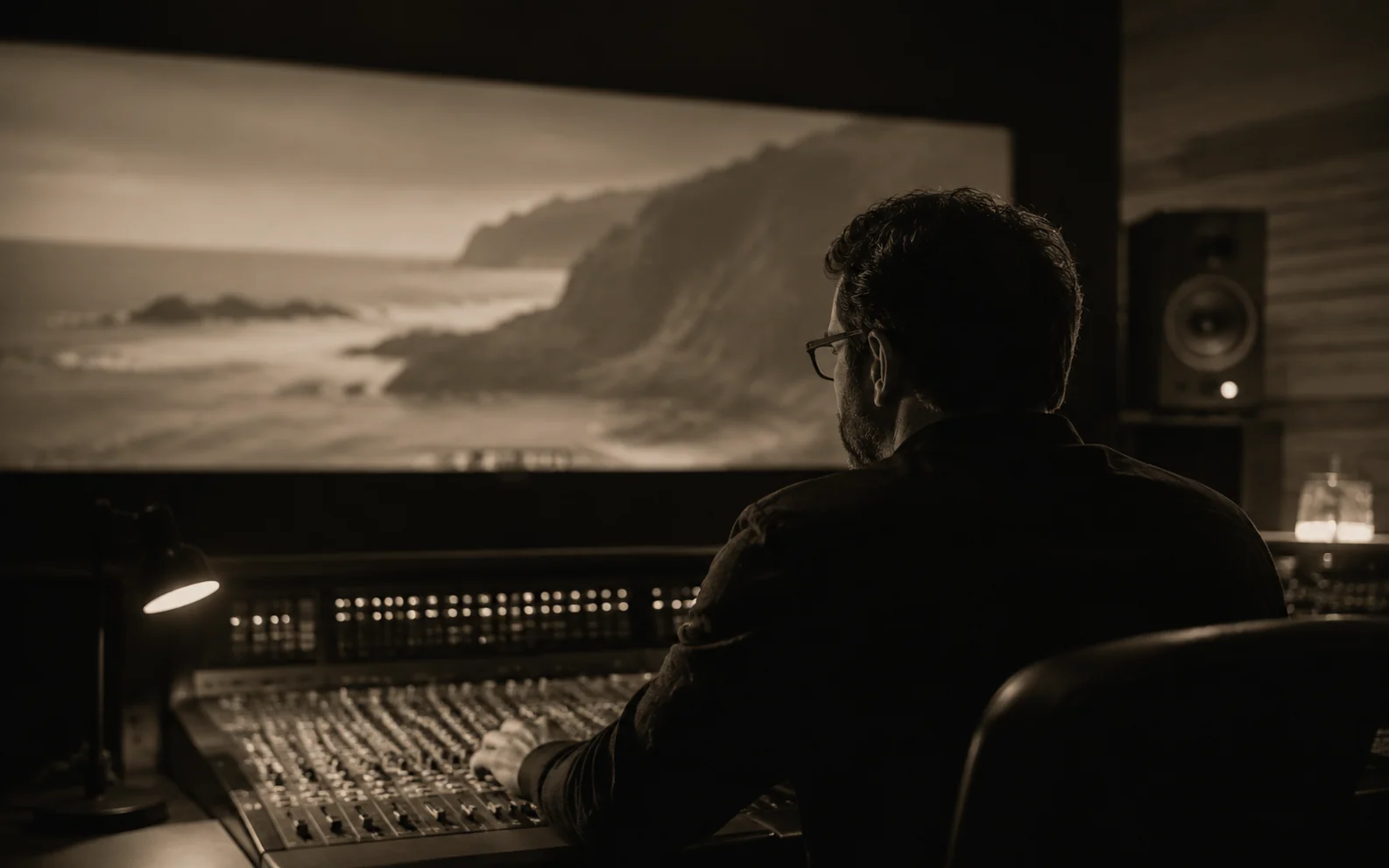 Sound post-production for the screen, illustrative photography